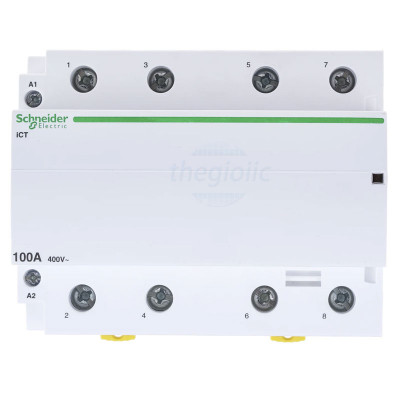 Ảnh minh họa A9C20884 Acti 9 Khởi Động Từ Schneider iCT 100A 230VAC 4NO 1
