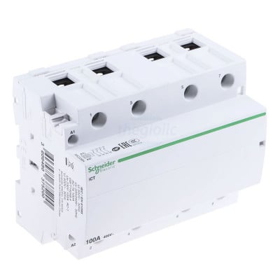 A9C20884 Acti 9 Khởi Động Từ Schneider iCT 100A 230VAC 4NO