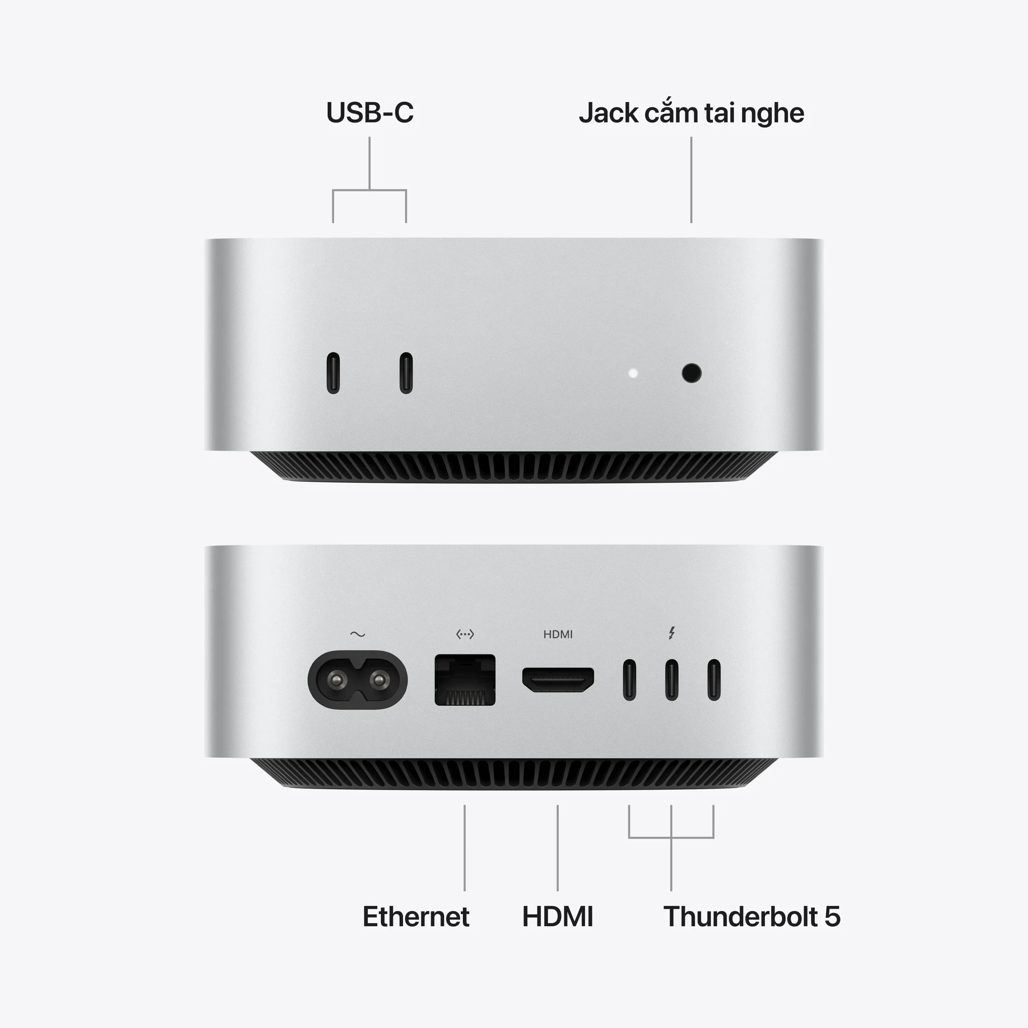 Ảnh minh họa Apple Mac mini M5 Pro 15CPU 16GPU 48GB 512GB 2026 | Chính hãng Apple Việt Nam 3
