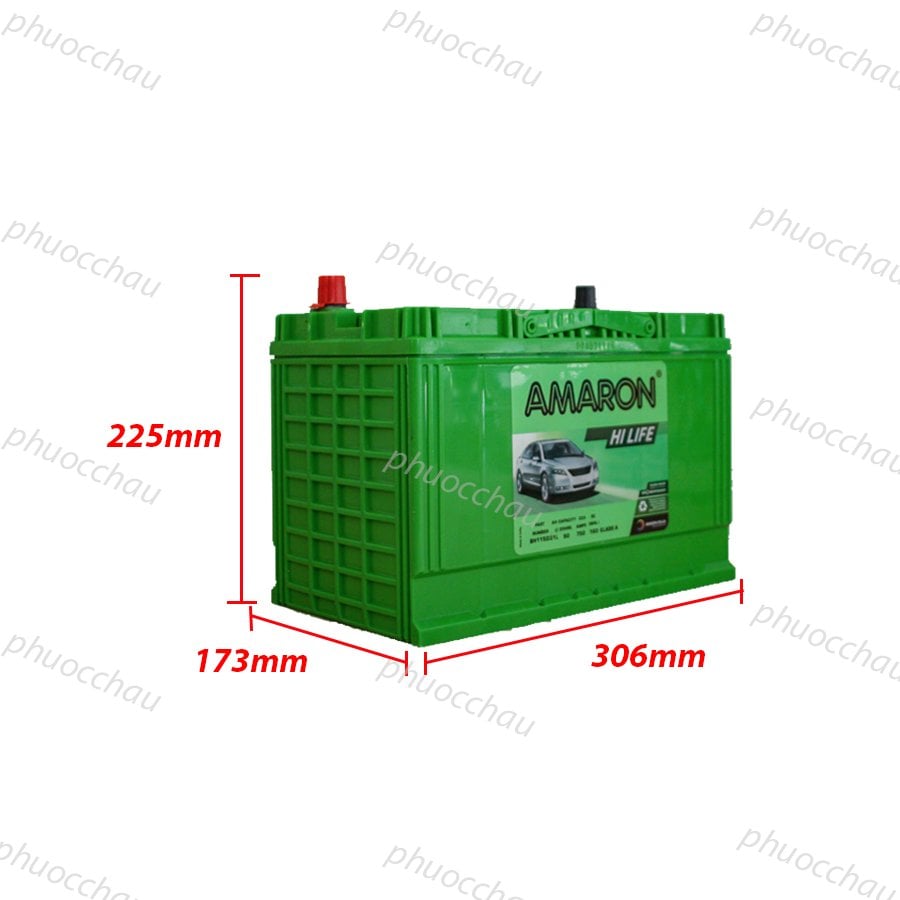Ảnh minh họa Ắc Quy Amaron FLO 115D31L 12V 90AH 1