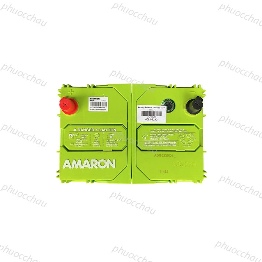 Ảnh minh họa Ắc Quy Amaron Pro 100D26L 12V 70AH 2