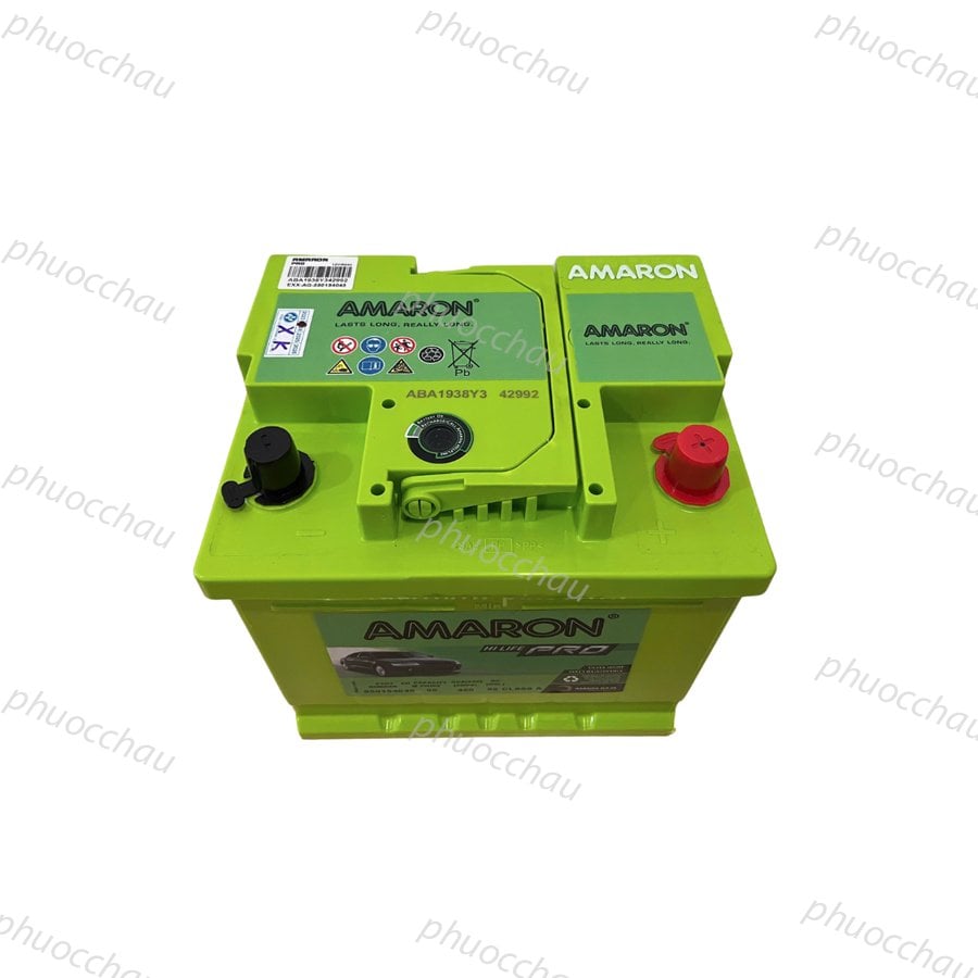 Ảnh minh họa Ắc Quy Amaron Pro DIN50 12V 50AH 2