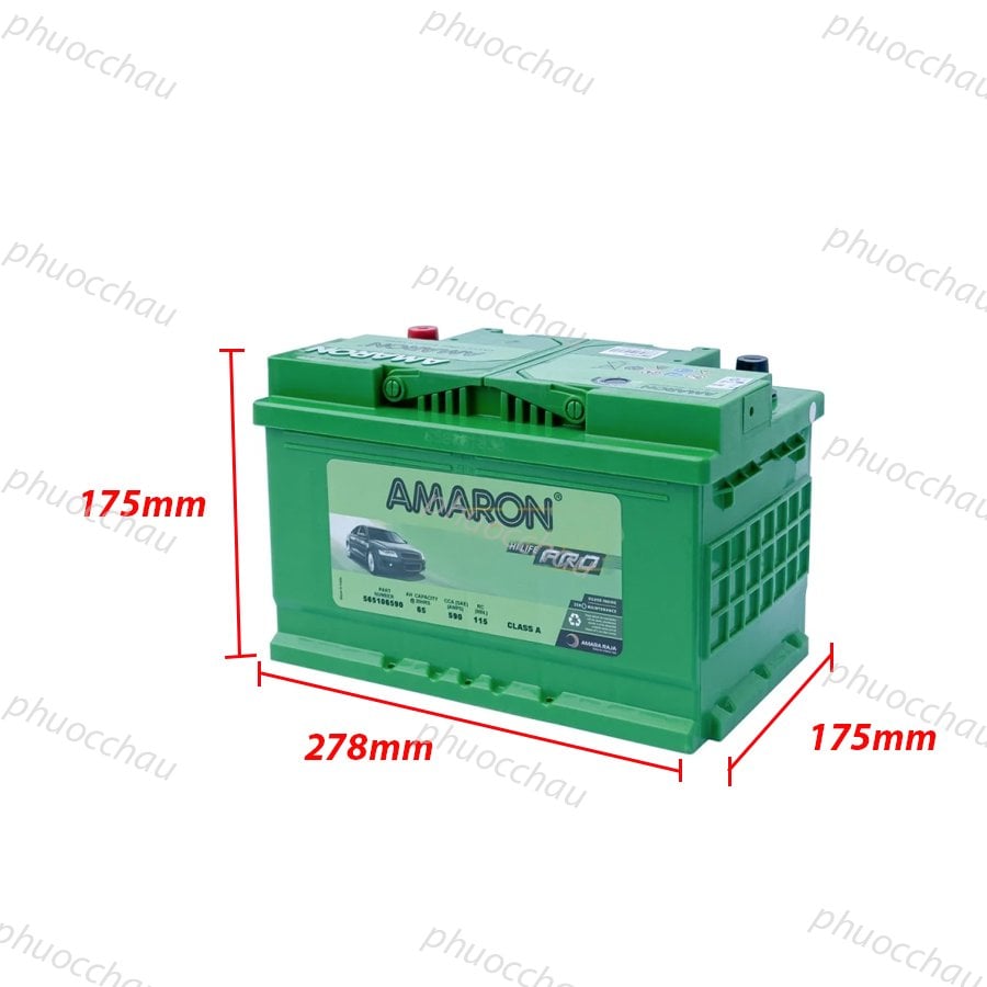 Ảnh minh họa Ắc Quy Amaron Pro DIN65 12V 65AH 1