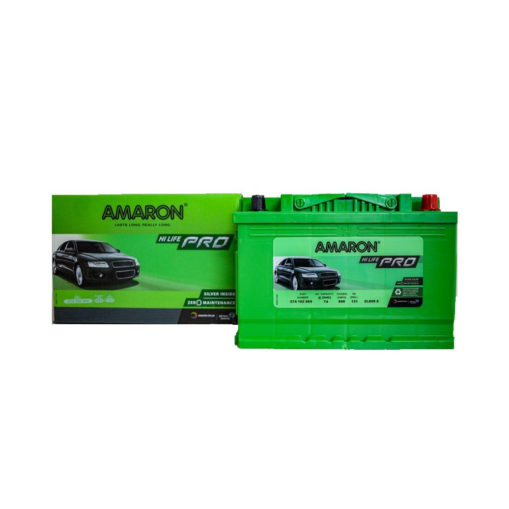 Ắc Quy Amaron Pro DIN74 12V 74AH