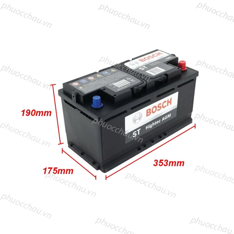 Ảnh minh họa Ắc Quy BOSCH AGM LN5 (12V-95Ah) 2