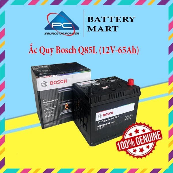 Ảnh minh họa Ắc Quy BOSCH EFB Q85L /95D23L (12V-65AH) 1