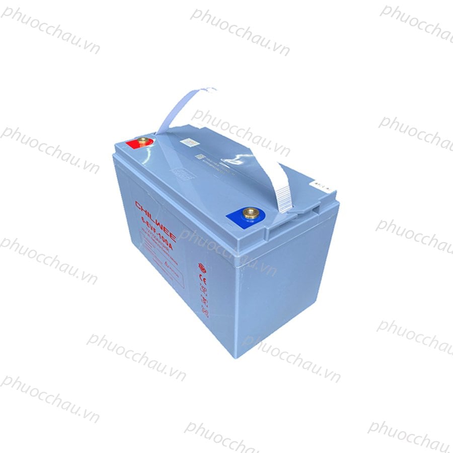 Ảnh minh họa Ắc Quy Chilwee 12V100AH, ắc quy dùng cho xe điện, xe golf, xe chà sàn 3