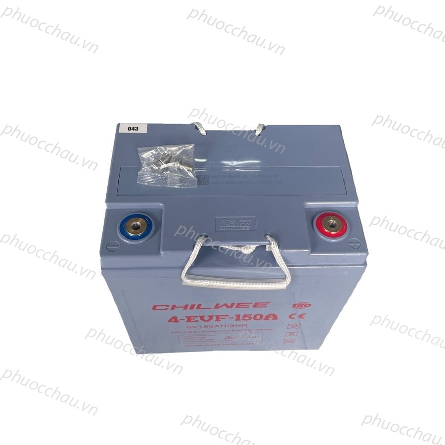 Ảnh minh họa Ắc Quy Chilwee 8V150AH, ắc quy dùng cho xe điện, xe golf, xe chà sàn 3