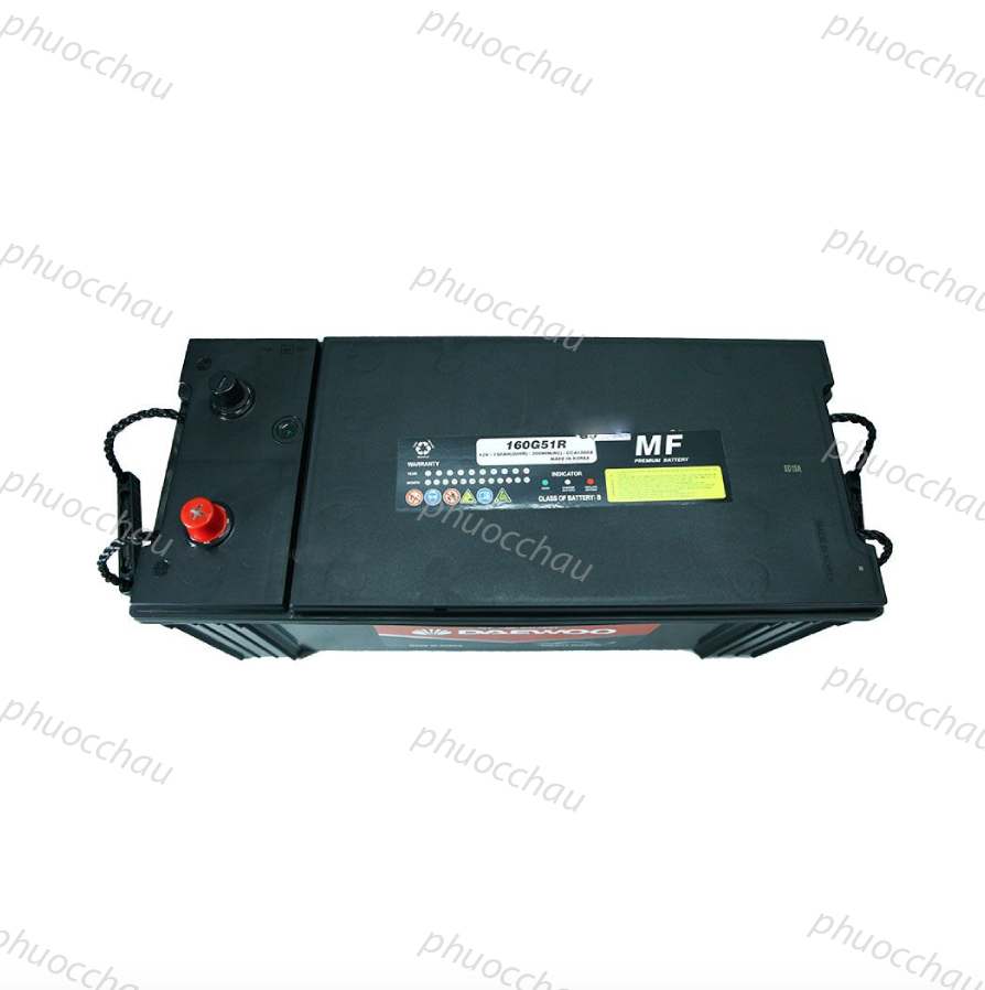 Ảnh minh họa Ắc Quy Daewoo 160G51R 12V 150AH 1