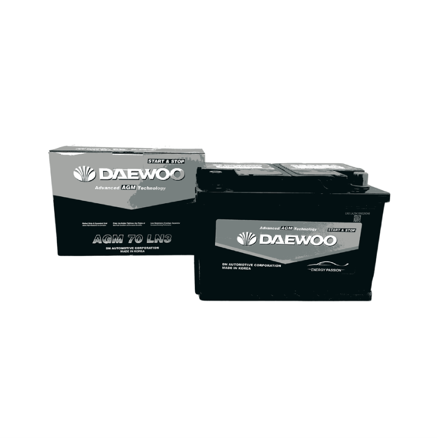 Ắc Quy Daewoo AMG 70 LN3 12V 70AH