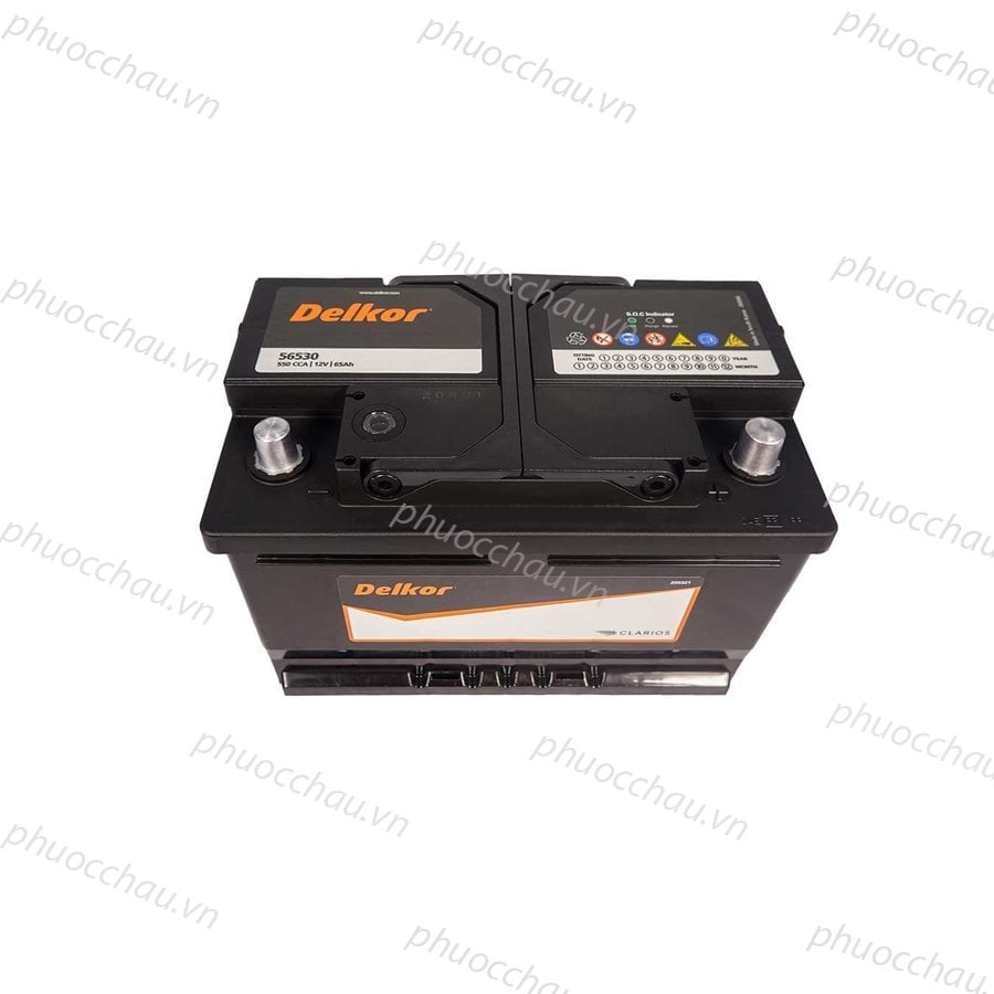 Ảnh minh họa Ắc Quy Delkor DIN 56530 (12V - 65Ah) 3