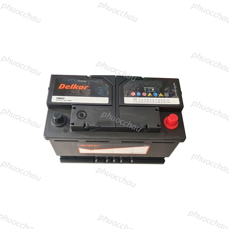 Ảnh minh họa Ắc Quy Delkor DIN 59043 (12V - 90Ah) 2