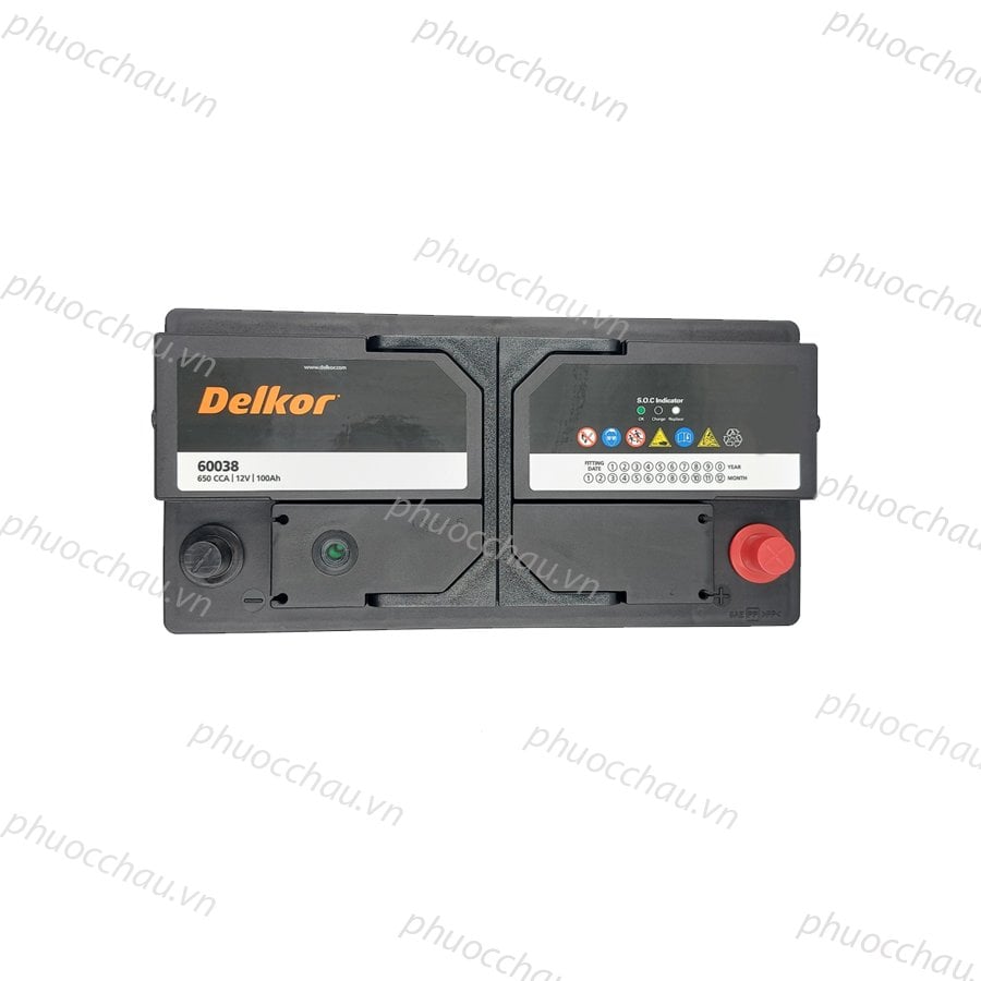 Ảnh minh họa Ắc Quy Delkor DIN 60038 (12V - 100Ah) 3
