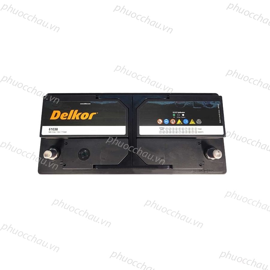 Ảnh minh họa Ắc Quy Delkor DIN 61038 (12V - 110Ah) 3