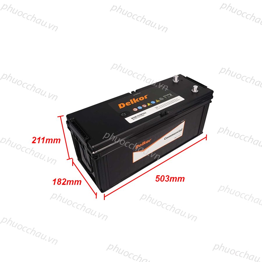Ảnh minh họa Ắc Quy Delkor N120 (12V - 120Ah) 2