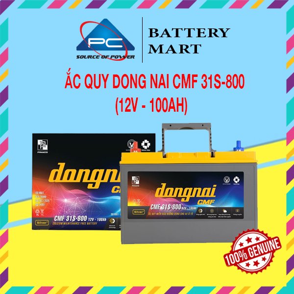 Ảnh minh họa Ắc Quy Dong Nai CMF 31S-800 (12V100Ah) 1