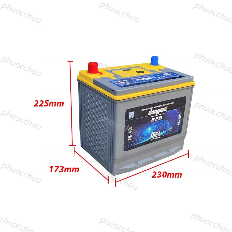 Ảnh minh họa Ắc Quy Đồng Nai EFB Q85 (12V-65AH) 1