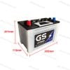 Ắc Quy GS HYBRID 105D31R PLUS (12V-90AH)