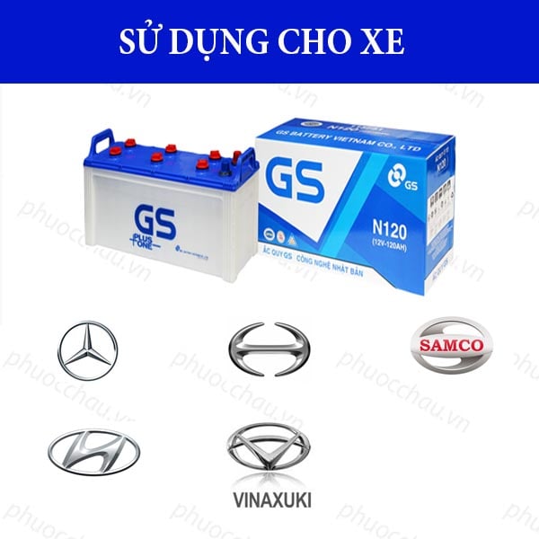 Ảnh minh họa Ắc Quy GS N120 (12V-120AH) 3