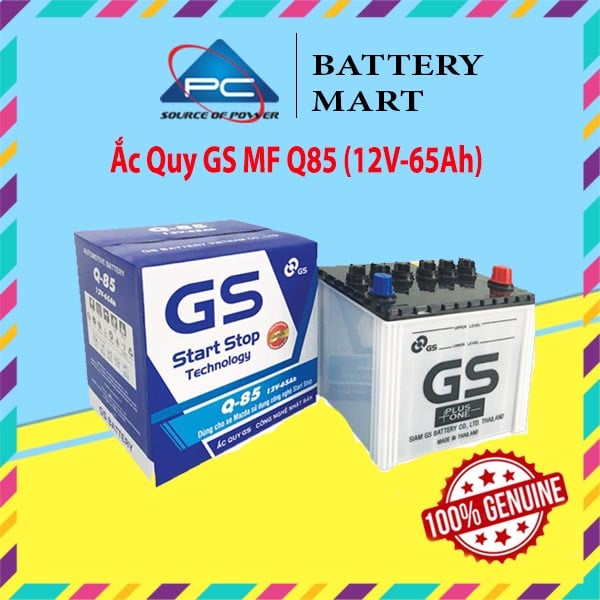 Ảnh minh họa Ắc Quy GS Q85 (12V-65AH) 1
