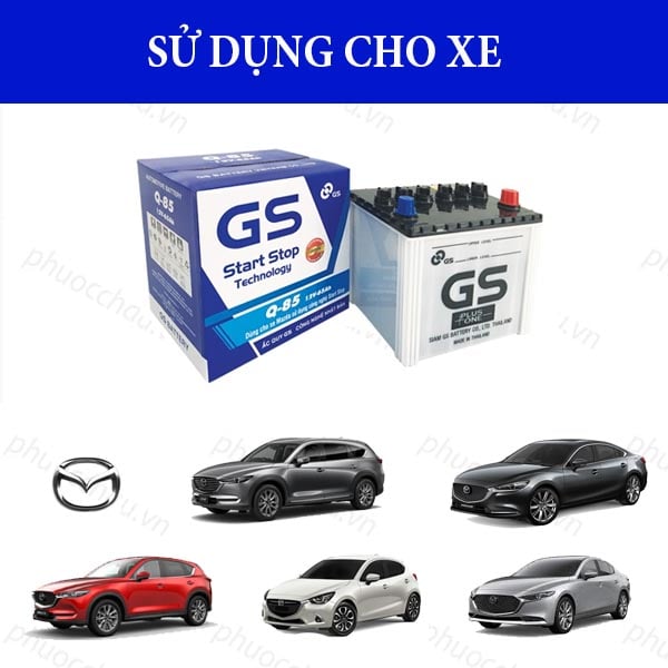 Ảnh minh họa Ắc Quy GS Q85 (12V-65AH) 3