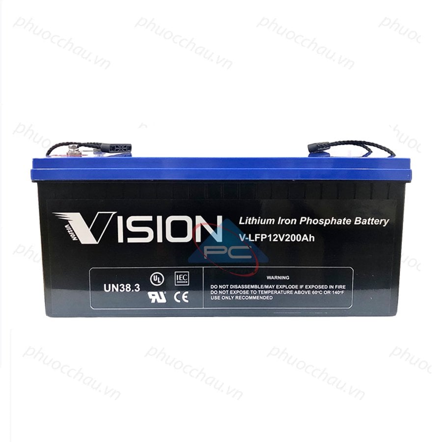 Ảnh minh họa Ắc Quy Lithium VISION V-LFP12200 12V-200AH 3