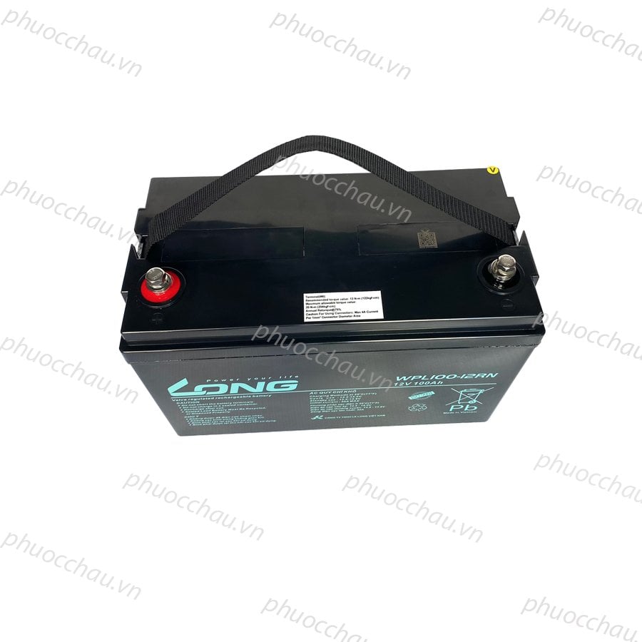Ảnh minh họa Ắc Quy LONG WPL100-12RN (12V-100Ah) 3