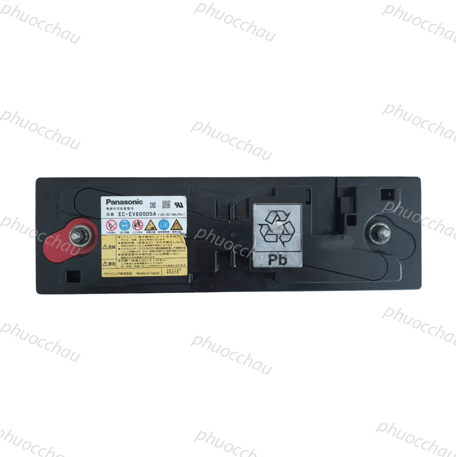 Ảnh minh họa Ắc Quy PANASONIC EC-EV600D5A 12V 60AH 1