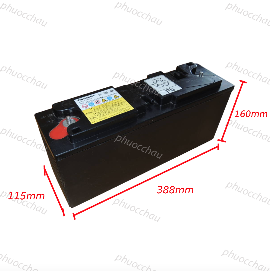 Ảnh minh họa Ắc Quy PANASONIC EC-EV600D5A 12V 60AH 2
