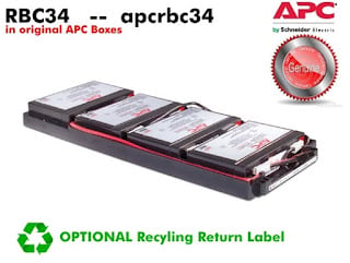 Ắc quy RBC34 thay thế cho ups Apc