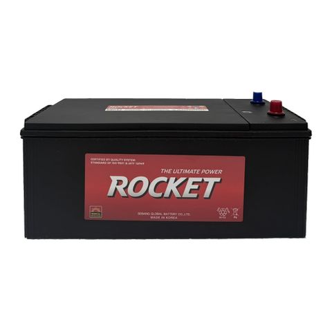 Ắc Quy ROCKET SMF 68032 (12V-180Ah) Cho Xe Đầu Kéo, Xe Tải Hạng Nặng
