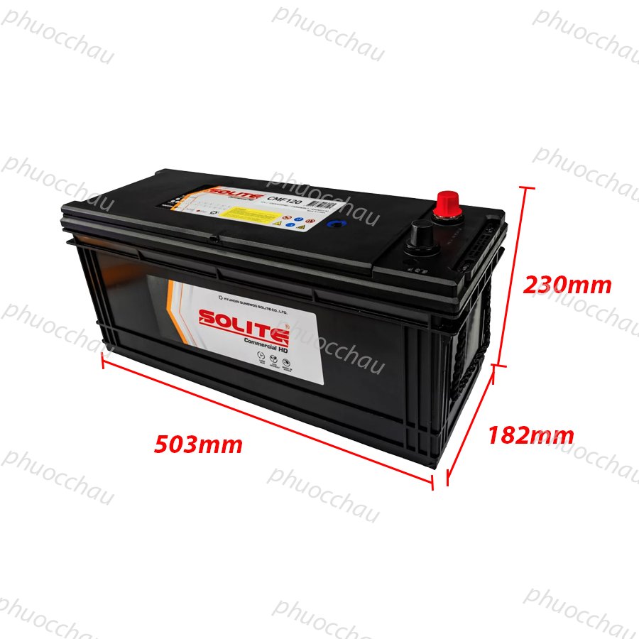 Ảnh minh họa Ắc Quy Solite CMF 120 (12V-120AH) 1