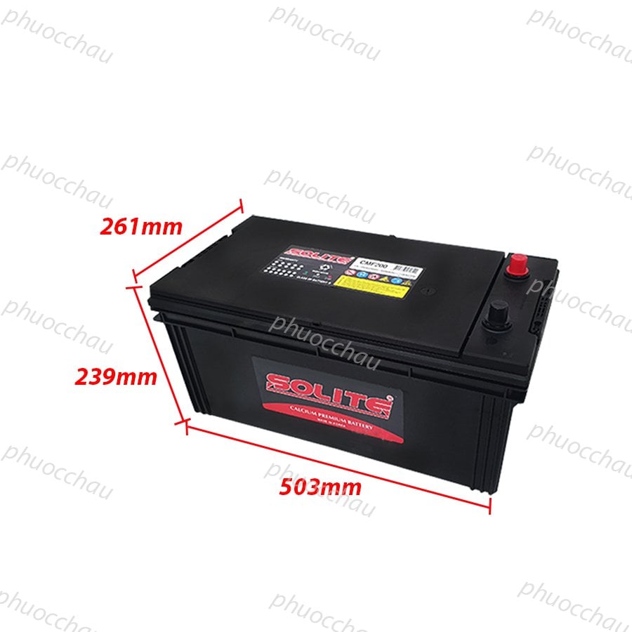 Ảnh minh họa Ắc Quy Solite CMF 200 (12V-200AH) 1