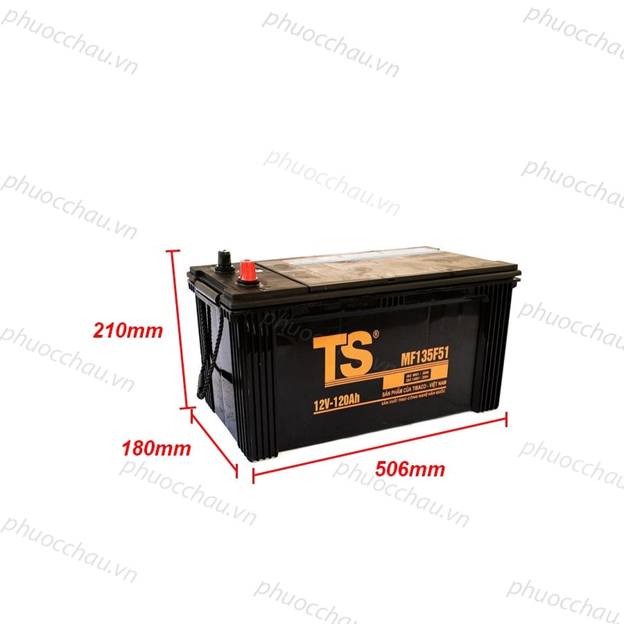 Ảnh minh họa Ắc Quy Tia Sáng MF135F51 12V-120Ah 2