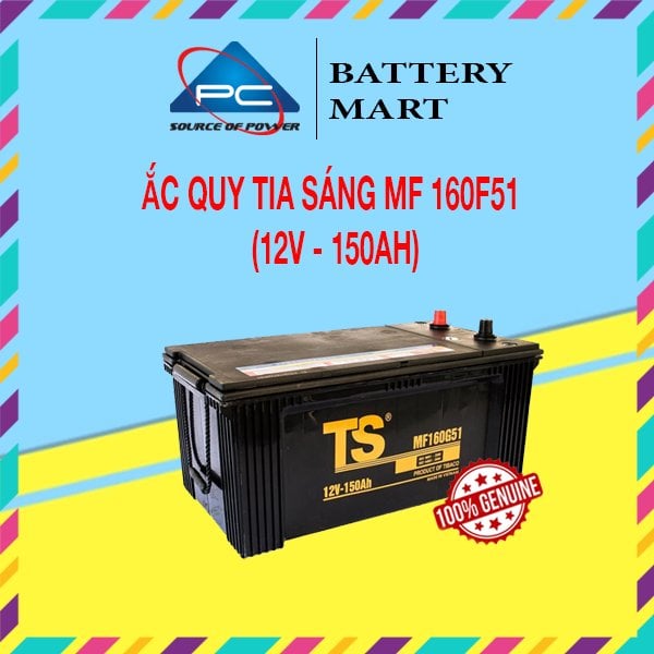 Ảnh minh họa Ắc Quy Tia Sáng MF160G51 12V-150Ah 1