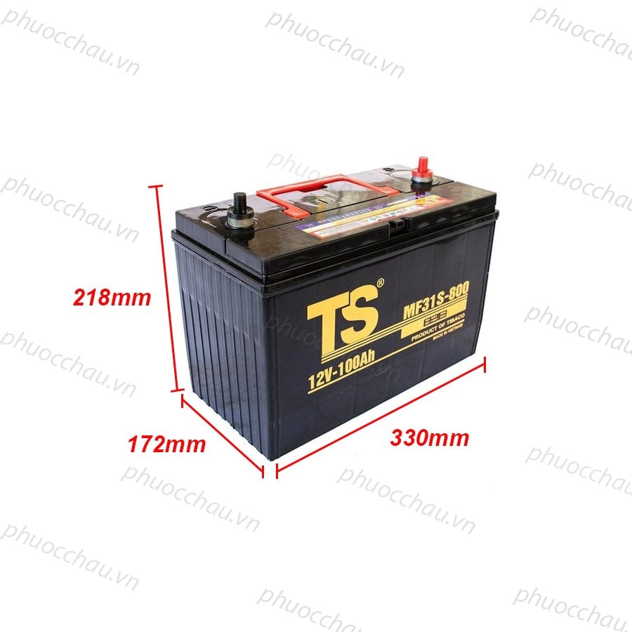 Ảnh minh họa Ắc Quy Tia Sáng MF31S-800 12V-100Ah 2
