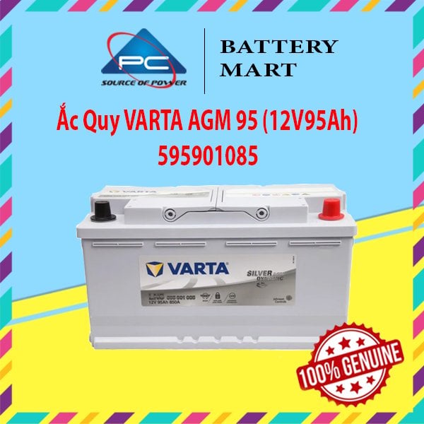 Ảnh minh họa Ắc Quy VARTA AGM 95 LN5 (12V95Ah) 595901085 1