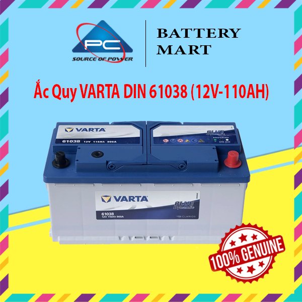 Ảnh minh họa Ắc Quy VARTA DIN 61038 (12V-110AH) 1