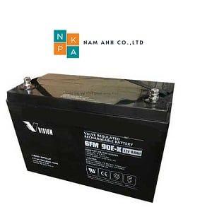 Ắc quy Vision 12V 90Ah, 6FM90T-X dùng cho ups