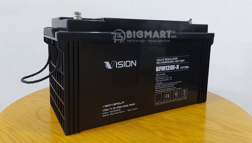 Ảnh minh họa Ắc quy Vision 6FM120E-X (12V-120Ah) 2