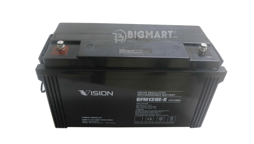 Ảnh minh họa Ắc quy Vision 6FM120E-X (12V-120Ah) 3