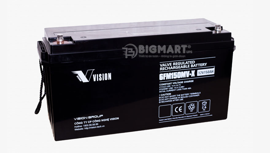 Ảnh minh họa Ắc quy Vision 6FM150MV-X (12V-150Ah) 1