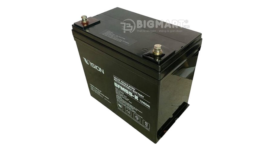 Ảnh minh họa Ắc quy Vision 6FM55-X (12V-55Ah) 2