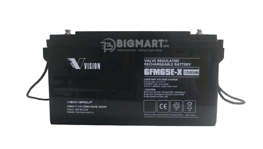 Ảnh minh họa Ắc quy Vision 6FM65E-X (12V-65Ah) 1