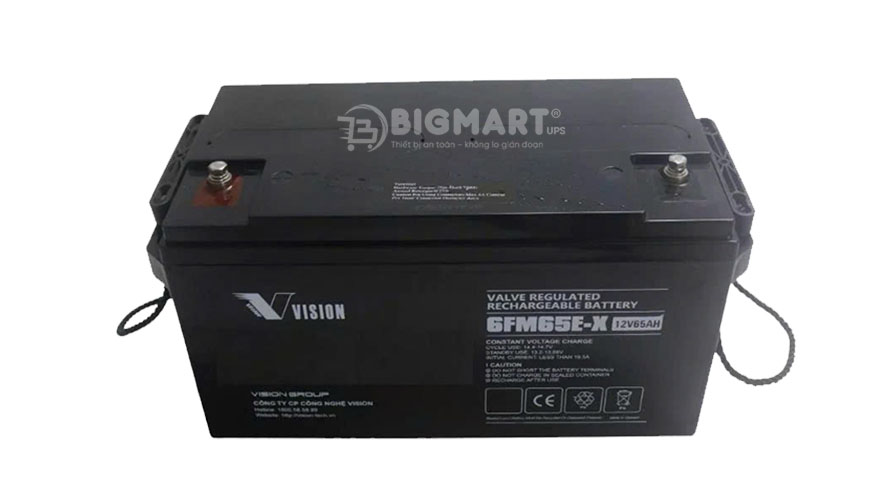 Ảnh minh họa Ắc quy Vision 6FM65E-X (12V-65Ah) 2
