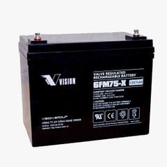  Ắc quy Vision 6FM75-X (12V-75Ah) 