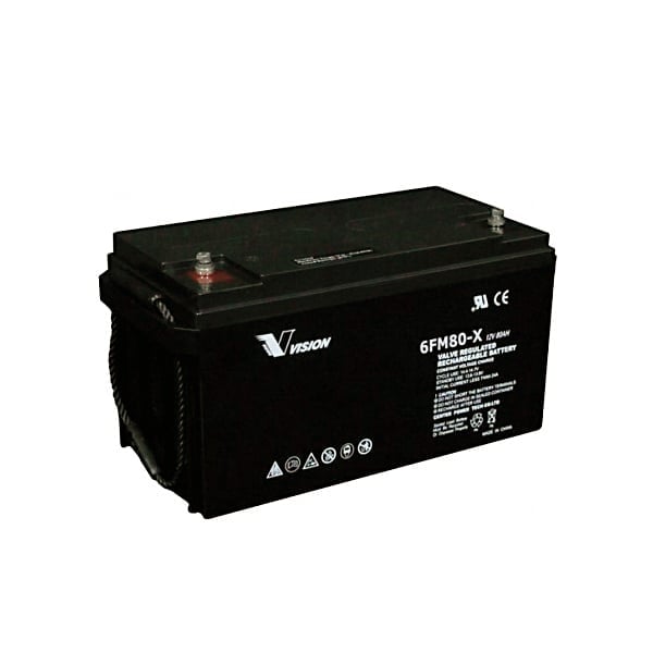 Ắc Quy VISION 6FM80-X (12V - 80AH)