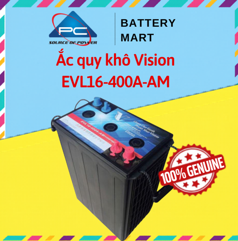 Ắc quy Vision EVL16-400A-AM (6V-400Ah)