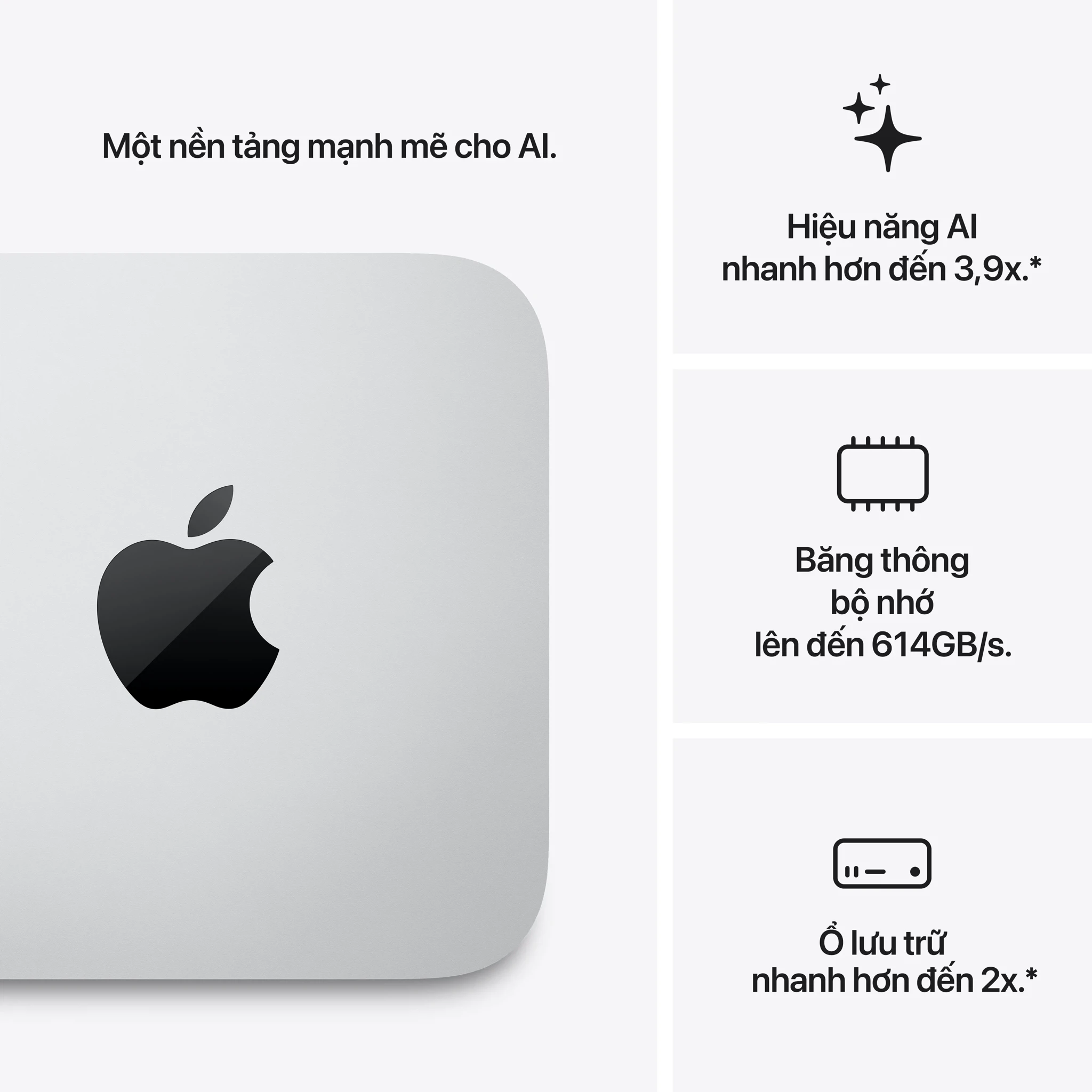 Ảnh minh họa Apple Mac Studio M5 Max 18CPU 40GPU 48GB 1TB 2026 | Chính hãng Apple Việt Nam 2