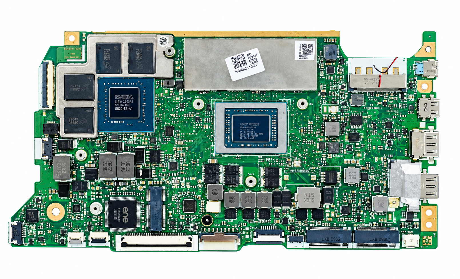 Mainboard Acer SFX14-41G AMD R55600U 16GB RTX 3050Ti GH4FZ LA-L202P NB.AU311.003